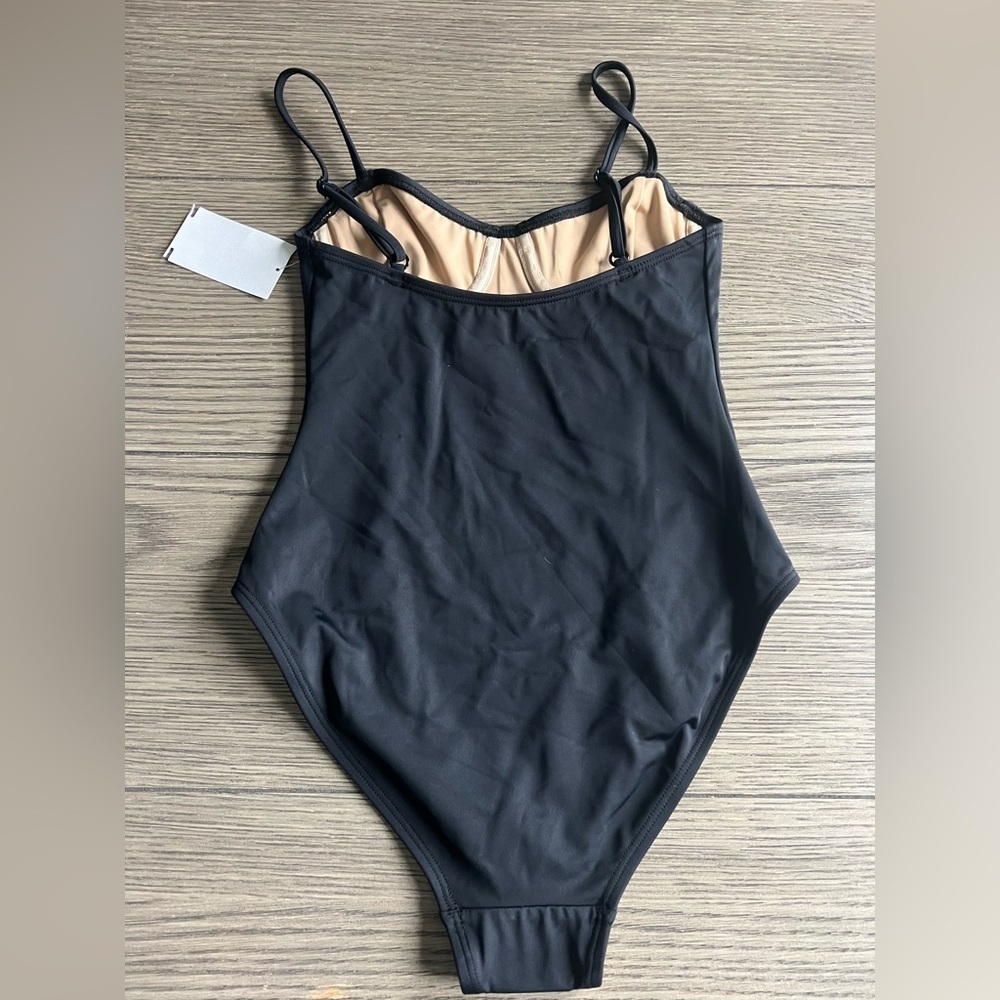 Nu Swim Harmony One Piece Swimsuit in Black sz XS 233$ - Picture 5 of 8